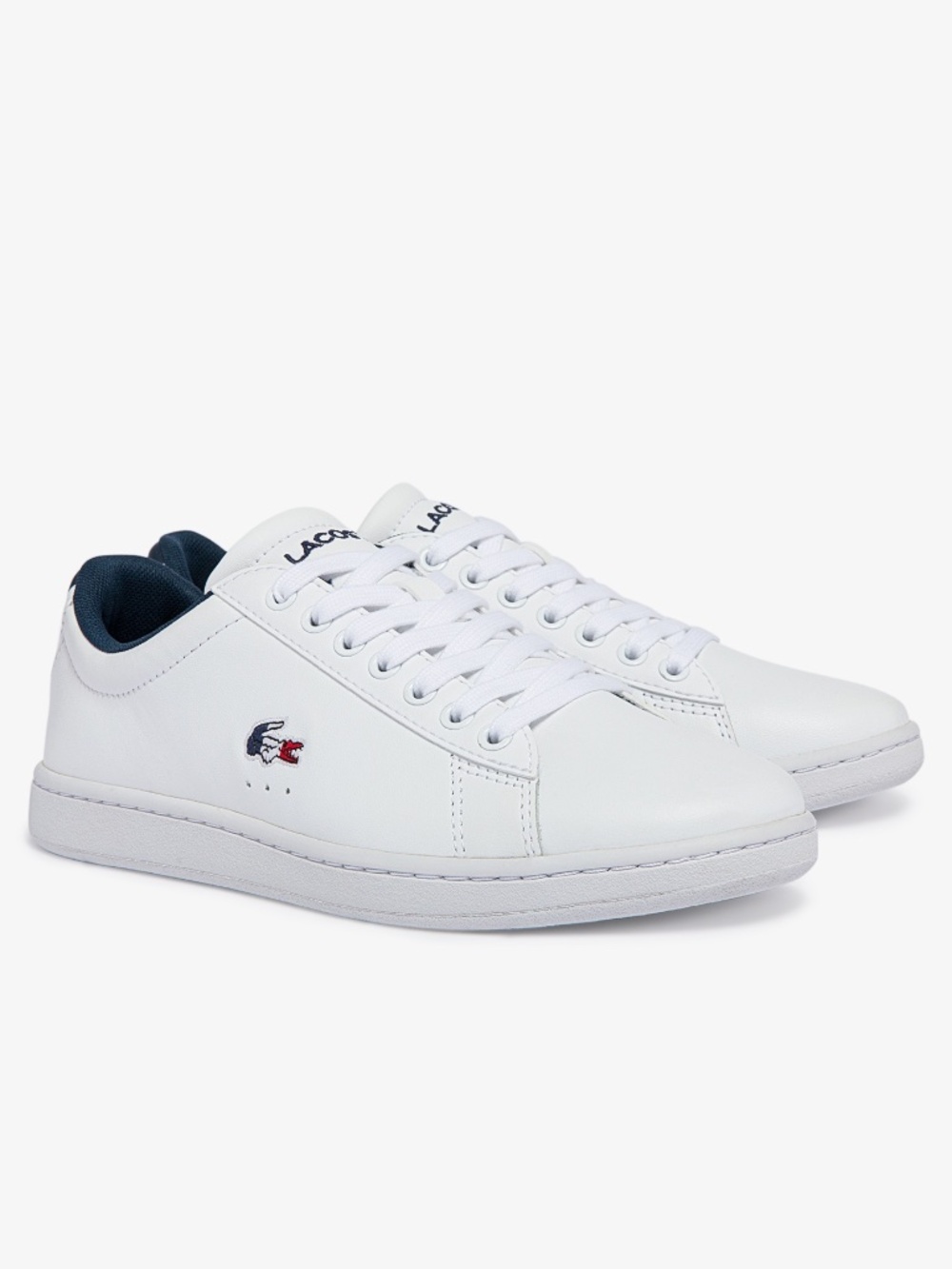 Lacoste Women's Carnaby Evo Tricolor Leather Sneakers - Picture 12 of 12